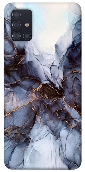 Чохол IBANAN Чорно-білий мармур для Samsung Galaxy A51, Білий