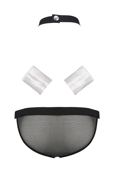 Ролевой костюм официанта Passion 036 SET ALFRED, Черно-белый, S, M, Маленький размер | Зображення 3