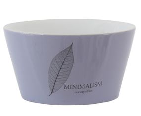 Салатник Limited Edition Minimalism HTK-019 480 мл фіолетовий