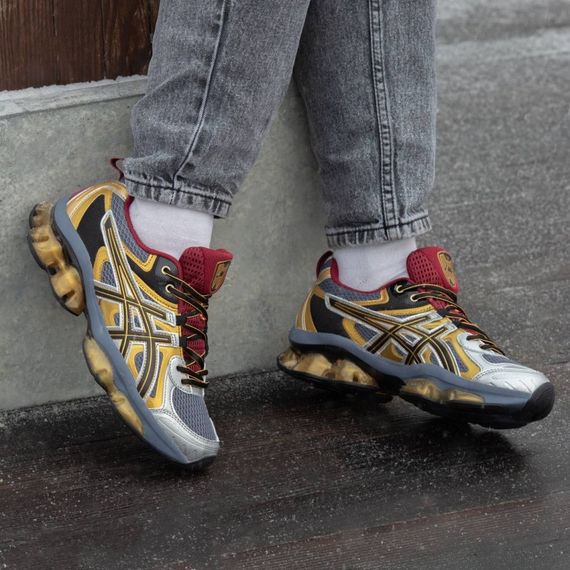 Демісезонні кросівки Asics колір червоний/жовтий/сірий | Зображення 6