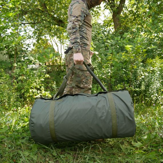 Сумка-баул 120л Kiborg олива | Зображення 7