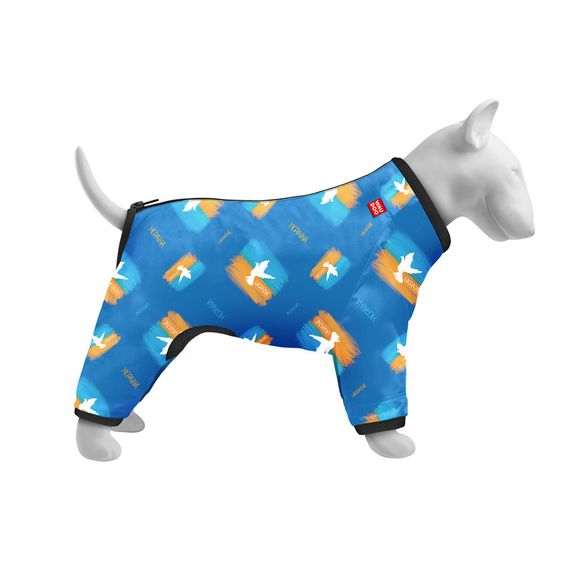 Вітровка для собак WAUDOG Clothes, малюнок "Прапор", M45, В 55-60 см, С 37-40 см | Зображення 2