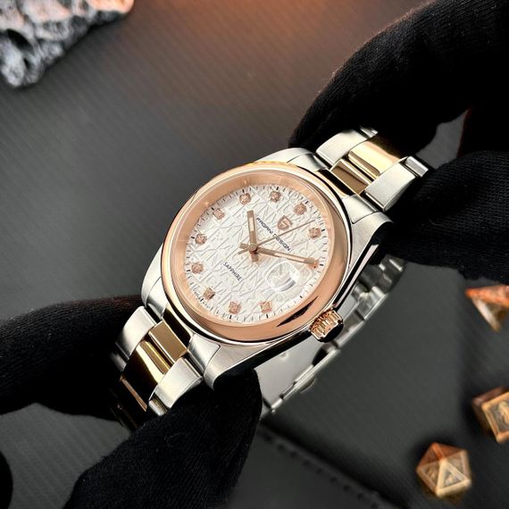 Чоловічий годинник Pagani Design PD-1794M Silver-Rose Gold-White | Зображення 3