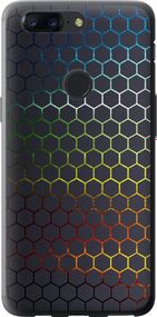 Чехол на OnePlus 5T Переливающиеся соты "498u-1352-17620"
