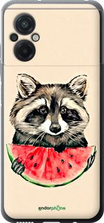 Чохол на Xiaomi Poco M5 Єнотик з кавуном "4605u-2767-2448"