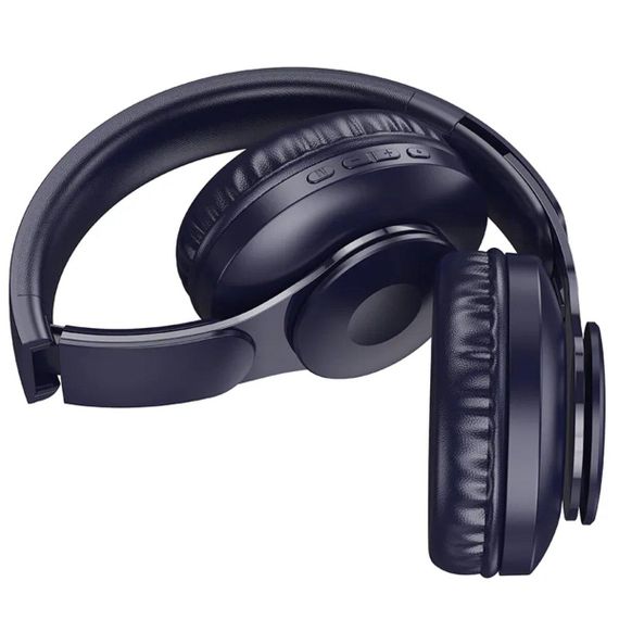 Бездротові навушники HOCO W45 Enjoy BT headset Blue | Зображення 1