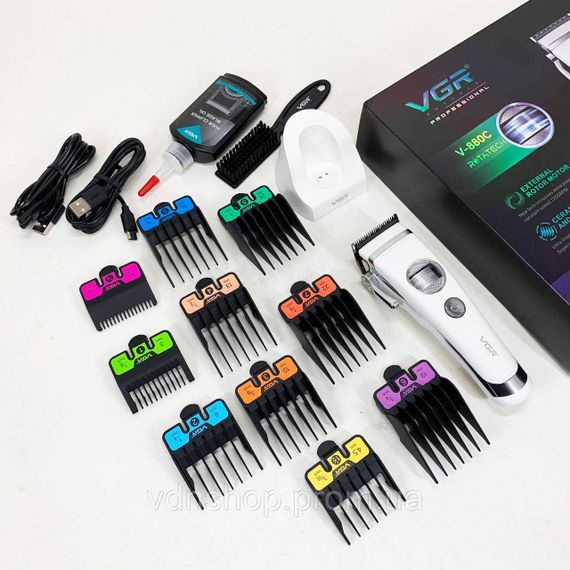 Бездротовий акумуляторний тример для стрижки волосся, Машина для стрижки в домашніх умовах UA-25 | Зображення 8