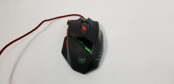Игровая мышь Zelotes T-90 Top USB проводная черная/красная | Зображення 3