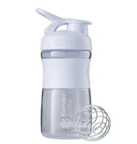 Шейкер спортивний BlenderBottle SportMixer Flip 20oz/590 мл White (SM 20oz White)