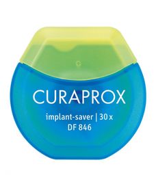 Нитка міжзубна нейлонова Curaprox DF 846 "Implant-saver" 30 м