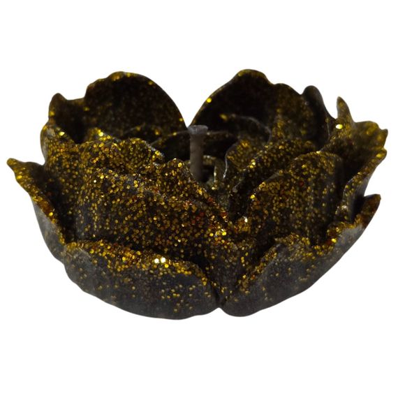 Свічка низькотемпературна у вигляді троянди з глітером GlowKink чорна, М Sex Aura | Зображення 4