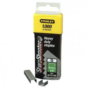 Скоби для степлера STANLEY : тип (G). 8 мм, 1000 шт. "Heavy Duty" ST-1-TRA705T