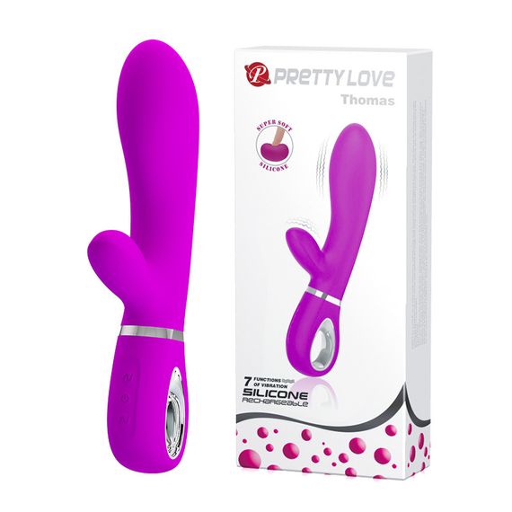 Вібратор PRETTY LOVE THOMAS USB PURPLE 7 function Sex Aura