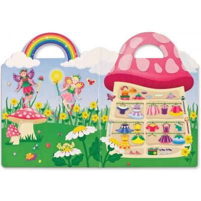 Набор для творчества Melissa&amp;Doug Объемные многоразовые наклейки Феи (MD19414) | Зображення 1