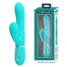Вібромасажер із поступальним рухом серії Pretty Love - Mariana Twinkled Green 7 vibration functions 4 rolling functions, Sex Aura