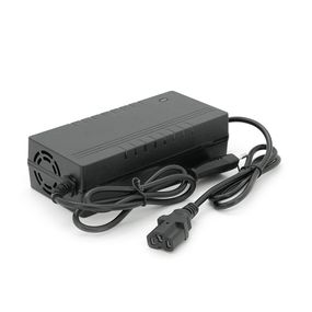 Зарядний пристрій Jinyi для акумуляторів Li-ion 48V2A(54,6V),13S,штекер Triangle plug (T-tipe/IEC/C13 N+L-),з індикацією,BOX