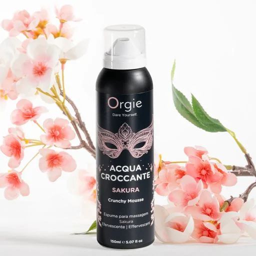 Масажна піна Orgie Acqua Croccante Sakura, квіти сакури, 150 мл | Зображення 2