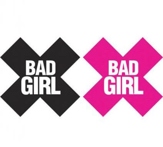 Пестисы Peekaboos 2 пары с надписью "Bad Girl" sexstyle | Зображення 1