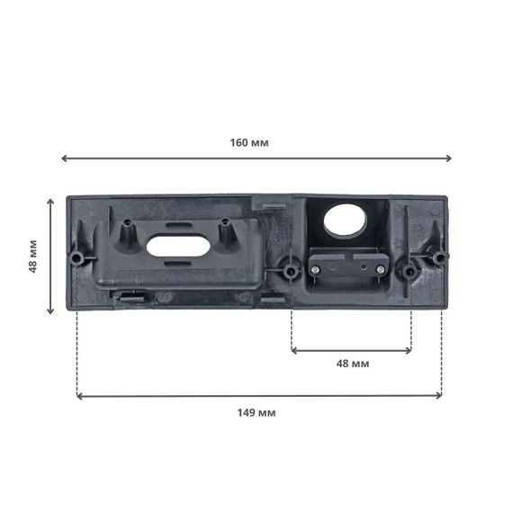 Кріплення серії QIV під камеру заднього огляду в ручка багажника QCN 8019 | Зображення 1
