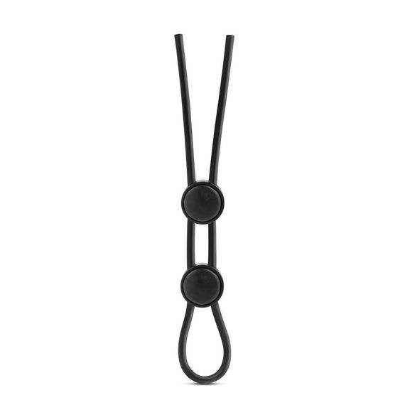 T331085 регульоване ерекційне кільце STAY HARD DOUBLE LOOP BLACK, Черный