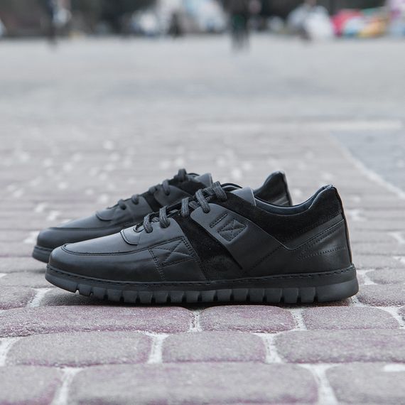 Легкі чоловічі кеди з шкіри та замші 41 розмір | Зображення 1