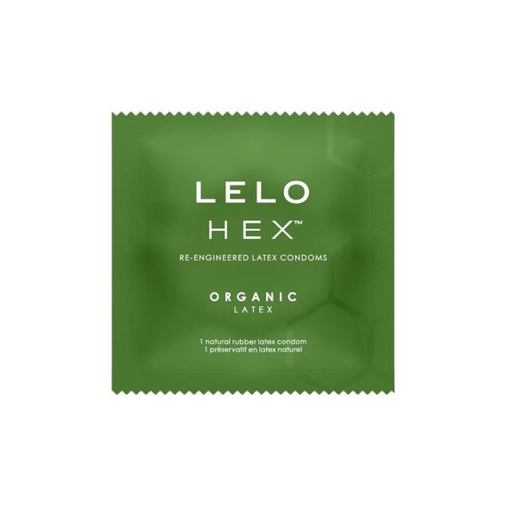 Презервативы LELO HEX Condoms Organic 12 Pack, тонкие и суперпрочные (мятая упаковка!!!) sexstyle | Зображення 4