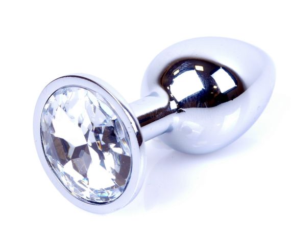Анальний затор Boss Series - Jewellery Silver PLUG Clear S, BS6400012 sexstyle | Зображення 5
