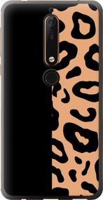 Чехол на Nokia 6 2018 Пятна леопарда "4269u-1386-17620"