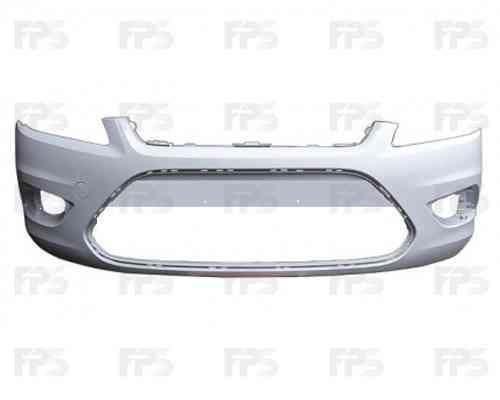 Передний бампер Ford Focus II 08-11 черный (FPS) 1521127