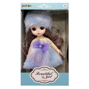 Дитяча іграшкова лялька 1361-2 шарнірна, розмір 15 см