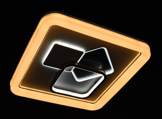 Люстра світлодіодна стельова LED світильник для квартири на стелю лед 27824 Білий 7х46х46 см. | Зображення 2