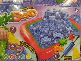 Пісок кінетичний 54KidSand54 

1600г+песочница. KS-02-01
