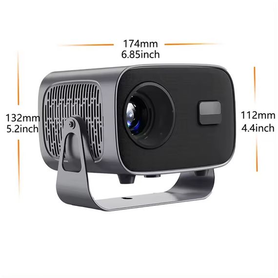 Проектор 4k ver.1 Android A10 Black | Зображення 1