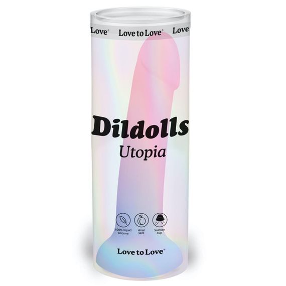Дилдо з кольоровим градієнтом Love To Love DILDOLLS - UTOPIA L ультрам'який Sex Aura | Зображення 4