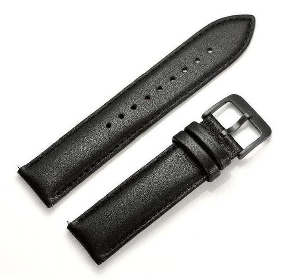Кожаный ремешок Primo для часов Xiaomi Huami Amazfit SportWatch 2 / Amazfit Stratos - Black | Зображення 1