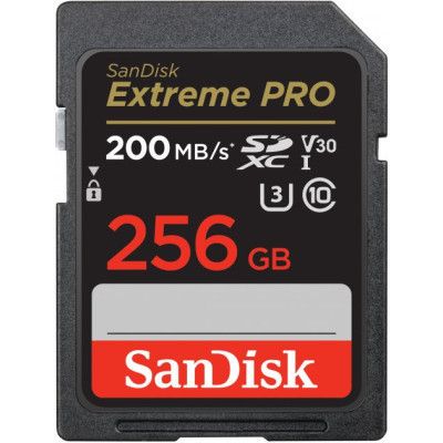 Карта памяти SanDisk 256GB SD class 10 UHS-I U3 V30 Extreme PRO (SDSDXXD-256G-GN4IN)