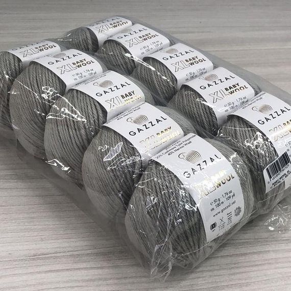 Пряжа Gazzal – Baby Wool XL колір 817 | Зображення 3
