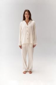 Піжама Lotus Home 10723 Туреччина М  Бавовна Молочний