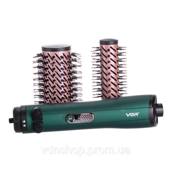 Фен-щітка з насадками, що обертаються, і керамічним покриттям VGR V-498 | Зображення 1