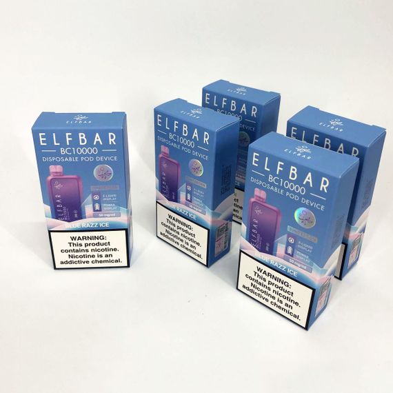 Elf Bar BC10000 смак Синя малина лимонад (Blue Razz Ice) (ws25661-14) | Зображення 3