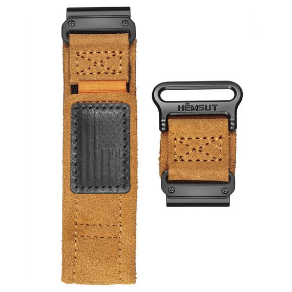 Ремешок для часов Hemsut HGA143 Suede Leather Garmin Whisky 22mm | Зображення 1