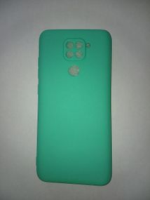 Чохол Silicone Cover My Color Full Camera (A) для Xiaomi Redmi Note 9 бірюза