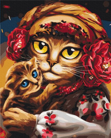 Сім'я котиків ©Маріанна Пащук