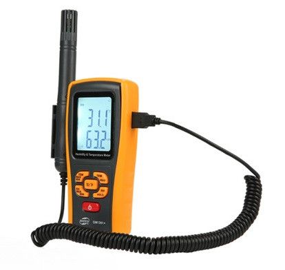 Термогігрометр Bluetooth 0-100%, -10-50 °C BENETECH GM1361X | Зображення 1