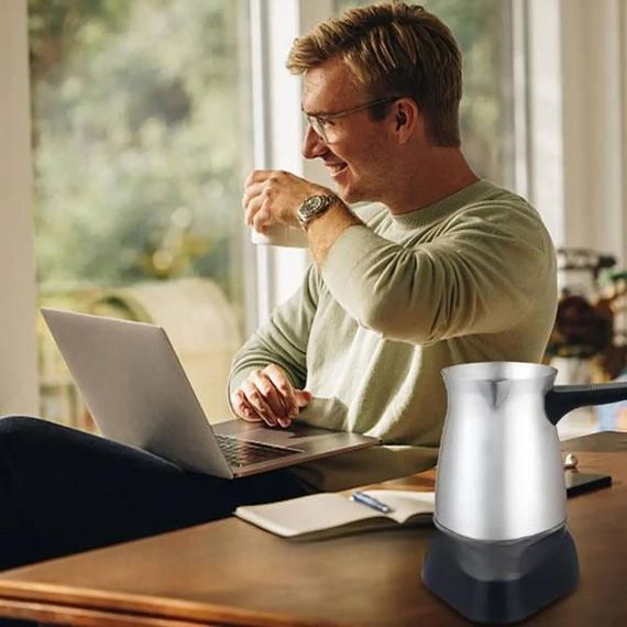 Турка електрична кавоварка 500мл 600Вт Sokany SK-214