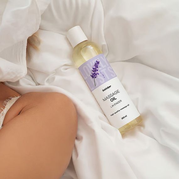 Розпродаж!!! Масажна олія Satisfyer Massage Oil Lavender 250 мл (термін 30.04.2027) | Зображення 6