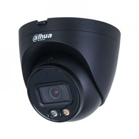 4Mп IP відеокамера купольна чорного кольору з мікрофоном DH-IPC-HDW2449T-S-IL-BE (2.8mm)