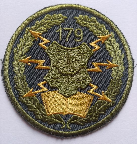 Шеврон 179 центр війська зв'язку (зелений)