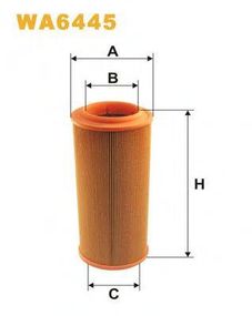 Фільтр повітряний VW LUPO, POLO WA6445AR2651 (вир-во WIX-FILTERS) WIX FILTERS WA6445 на VW POLO (6N1)