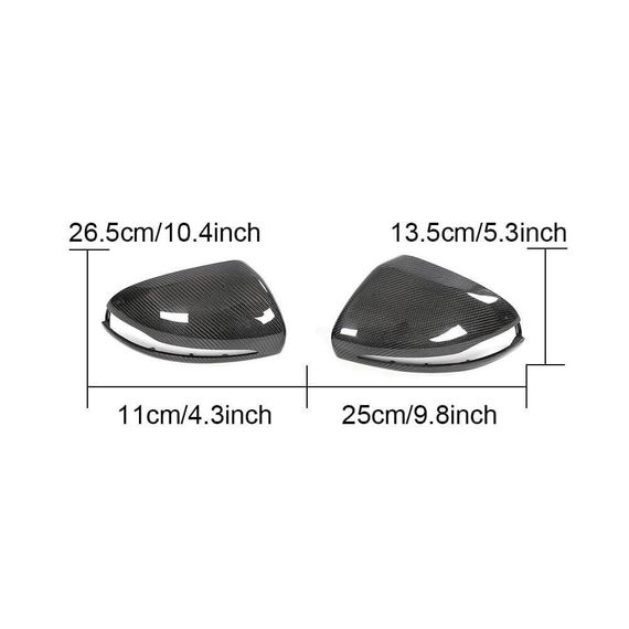 Кришки дзеркал V1 (Карбон) для Mercedes E-сlass W213 2016-2023 рр | Зображення 2